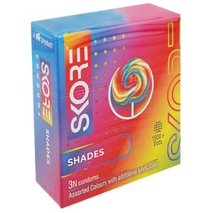 Skore Shade Condom 3's Pack